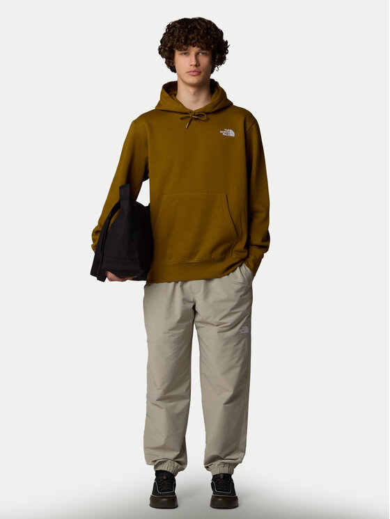 The North Face The North Face Majica dugih rukava Essential NF0A89ES Zelena Relaxed Fit