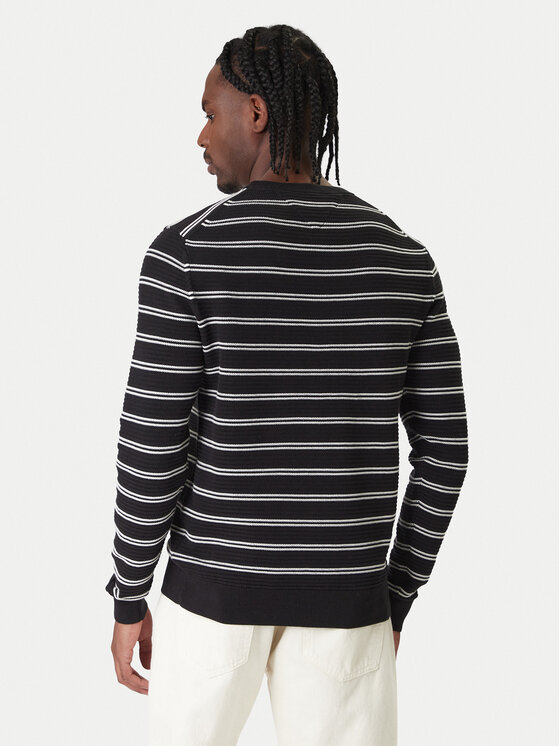 Tommy Hilfiger Tommy Hilfiger Sweter Seasonal MW0MW41643 Czarny Regular Fit