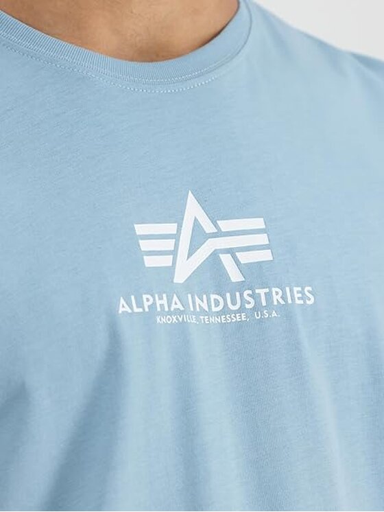Alpha Industries Alpha Industries T-Shirt AI.118533-134 Niebieski Basic Fit