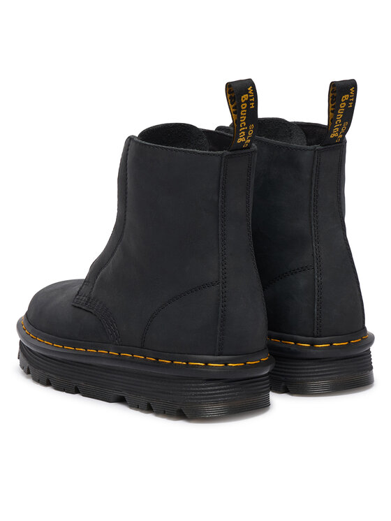 Dr. Martens Dr. Martens Боти Zebzag Laceless Black Wyoming DM42653001 Черен