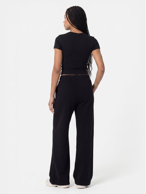 BASICLO BASICLO Spodnie dresowe W-2161-99 Czarny Relaxed Fit