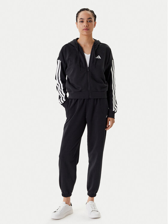 adidas adidas Donji dio trenerke Essentials Small Logo JD7999 Crna Loose Fit