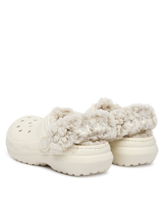 Crocs Crocs Šlepetės Classic Fleece Lined Clog K 212856 Smėlio