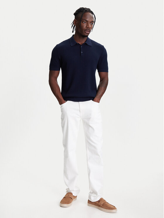 United Colors Of Benetton United Colors Of Benetton Polo 1198U301H Granatowy Regular Fit