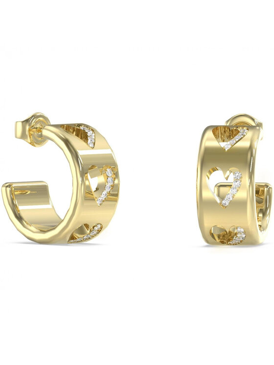 Guess Guess Náušnice JUBE06085JWYGT/U Zlatá