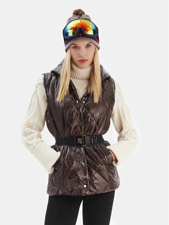 Marella Marella Bezrękawnik Midas 2423296027 Brązowy Regular Fit