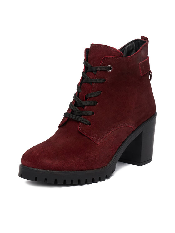 Lasocki Lasocki Schnürschuhe CEO-WI23-LUM-02 Dunkelrot