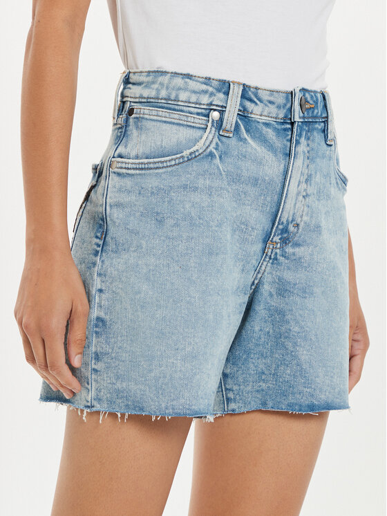 Wrangler Wrangler Džinsiniai šortai Hot Wheels 112357950 Mėlyna Relaxed Fit