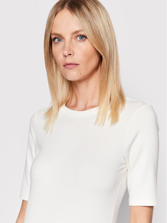 BOSS BOSS Blusa Efita 50461122 Écru Regular Fit