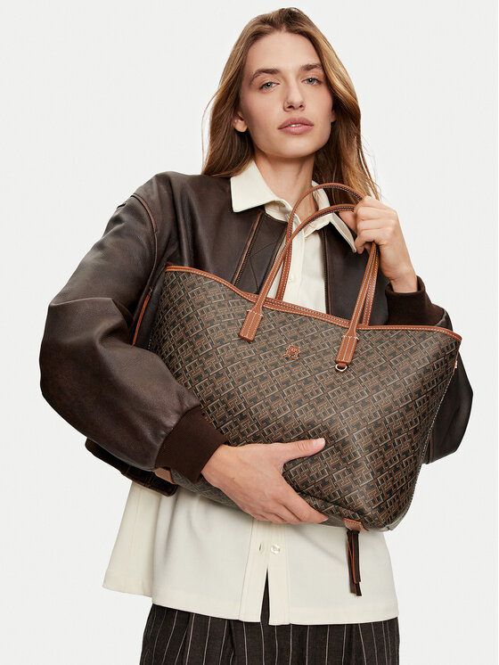 Tommy Hilfiger Tommy Hilfiger Käekott Monoplay AW0AW16441 Must