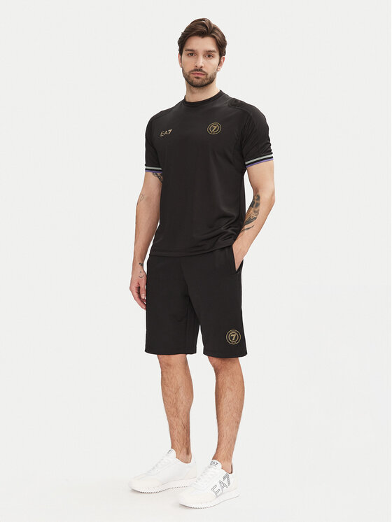 EA7 Emporio Armani EA7 Emporio Armani Sportovní kraťasy 7M000260 AF13526 UC001 Černá Regular Fit