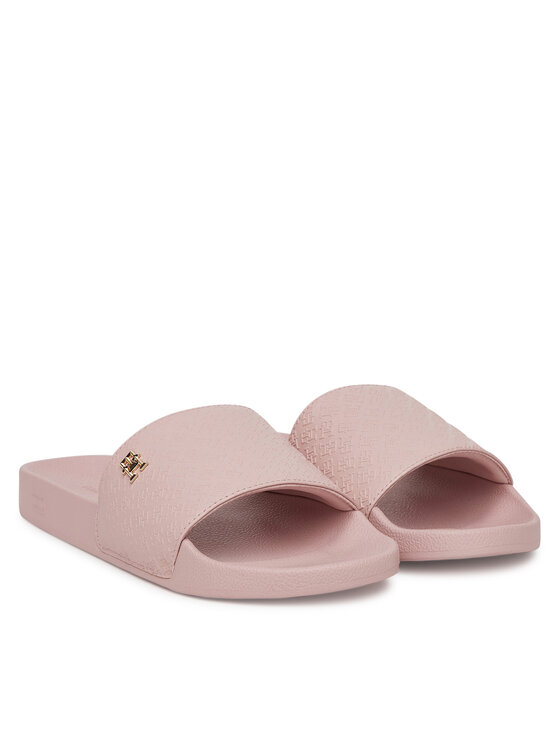 Tommy Hilfiger Tommy Hilfiger Παντόφλες Th Monogram Poolside FW0FW08525 Ροζ