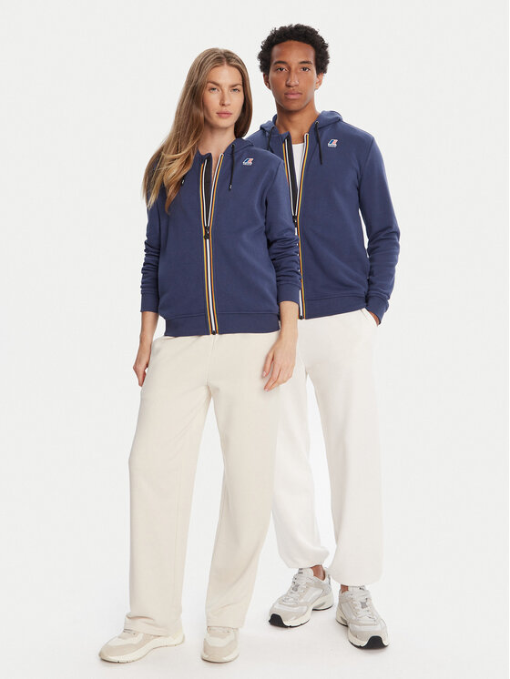 K-Way K-Way Pulóver Arnel K4115ZW Sötétkék Regular Fit