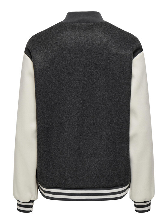 ONLY ONLY Μπόμπερ μπουφάν 15294005 Γκρι Regular Fit