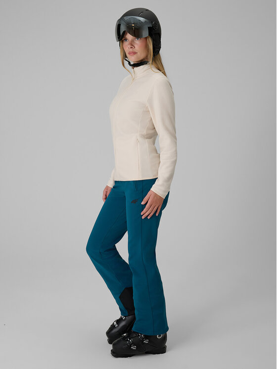 4F 4F Spodnie narciarskie SKI CLASSIC Turkusowy Regular Fit