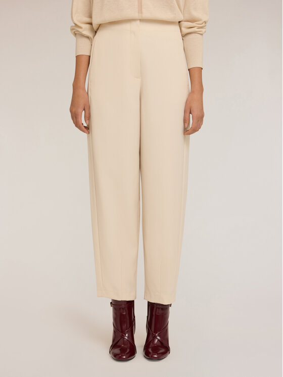 Motivi Motivi Pantaloni di tessuto P082Q004151N011 Écru Regular Fit
