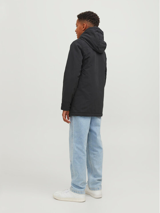 Jack&Jones Junior Jack&Jones Junior Μπουφάν χειμωνιάτικο 12236588 Μαύρο Regular Fit