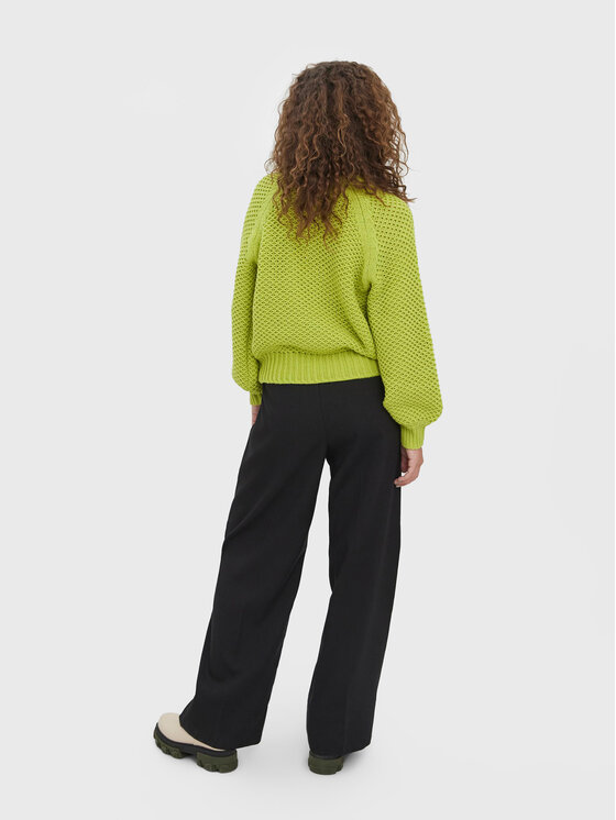 Vero Moda Vero Moda Džemper Vertie 10271197 Zelena Relaxed Fit