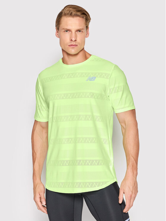 New Balance Maglietta tecnica Speed MT13277 Verde Athletic Fit Modivo