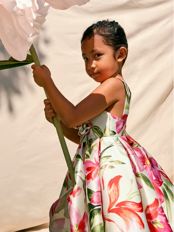 Abel & Lula Abel & Lula Elegantes Kleid 5062 Bunt Regular Fit
