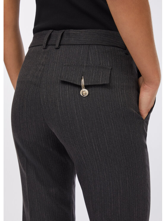 Liu Jo Liu Jo Pantaloni di tessuto CF5235T054AC3782 Grigio Regular Fit