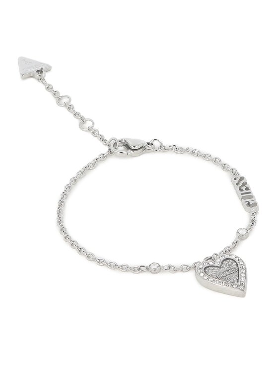 Guess Zapestnica JUBB03 242JW Srebrna
