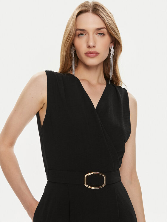 Morgan Morgan Salopetă 231-PILOU.F Negru Regular Fit