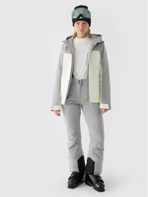 4F 4F Giacca da sci 4FWAW24TTJAF572-27S Grigio Regular Fit