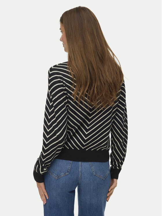 Vero Moda Vero Moda Sweter Capricorn 10331893 Czarny Regular Fit