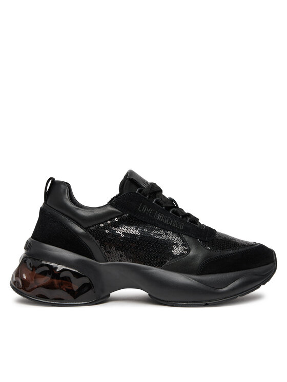 Sneakers LOVE MOSCHINO JA15256G1LJK600A Negru