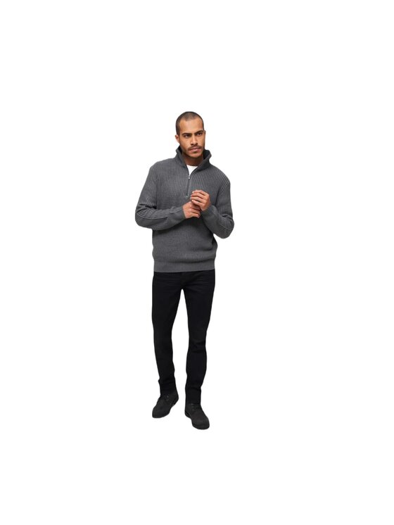 Brandit Brandit Sweter 5019 Szary Regular Fit