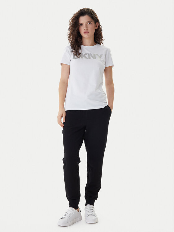 DKNY Sport DKNY Sport Póló DP5T9923 Fehér Regular Fit