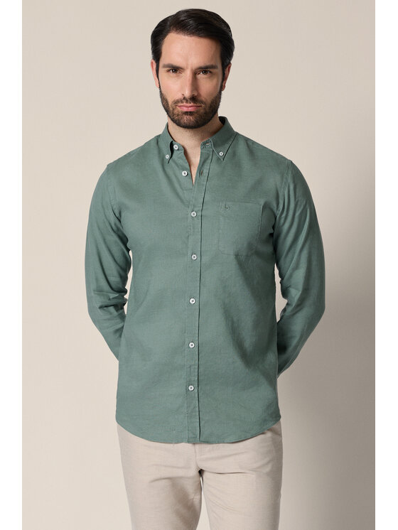 Lancerto Lancerto Koszula Margarita KO073126000034 Zielony Regular Fit