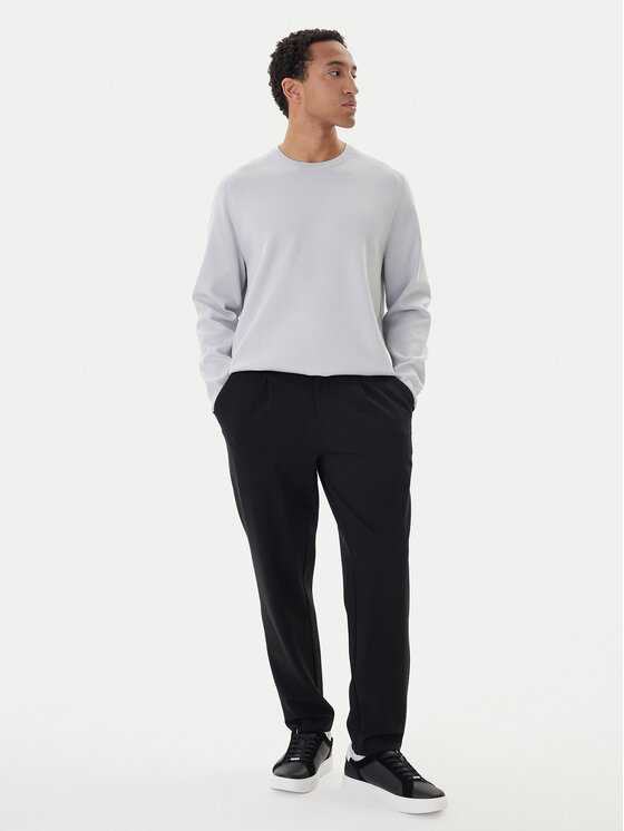 Calvin Klein Calvin Klein Светр Ls Ck Tech Knit Crwnk LV040BM347 Сірий Regular Fit