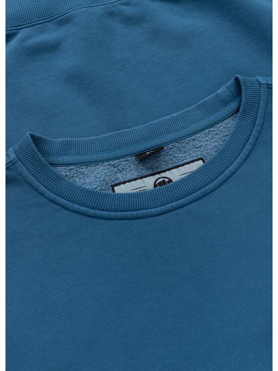PITBULL PITBULL Bluza Bluza męska Washed Lancaster II XXL Niebieski Regular Fit