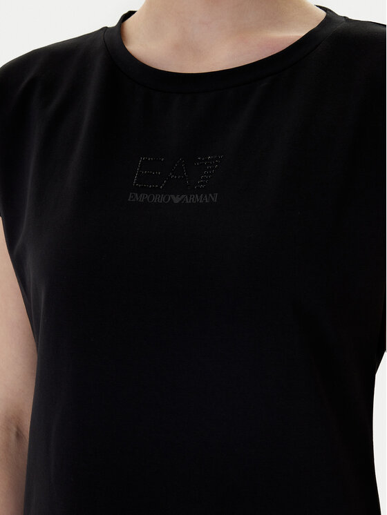 EA7 Emporio Armani EA7 Emporio Armani Kasdieninė suknelė 7W000957 AF12484 MC043 Juoda Regular Fit