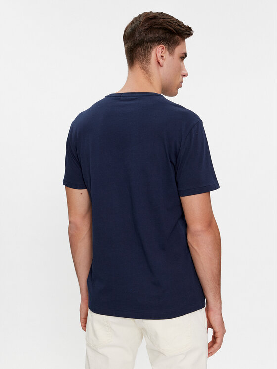 Polo Ralph Lauren Polo Ralph Lauren T-Shirt 710853310025 Granatowy Slim Fit