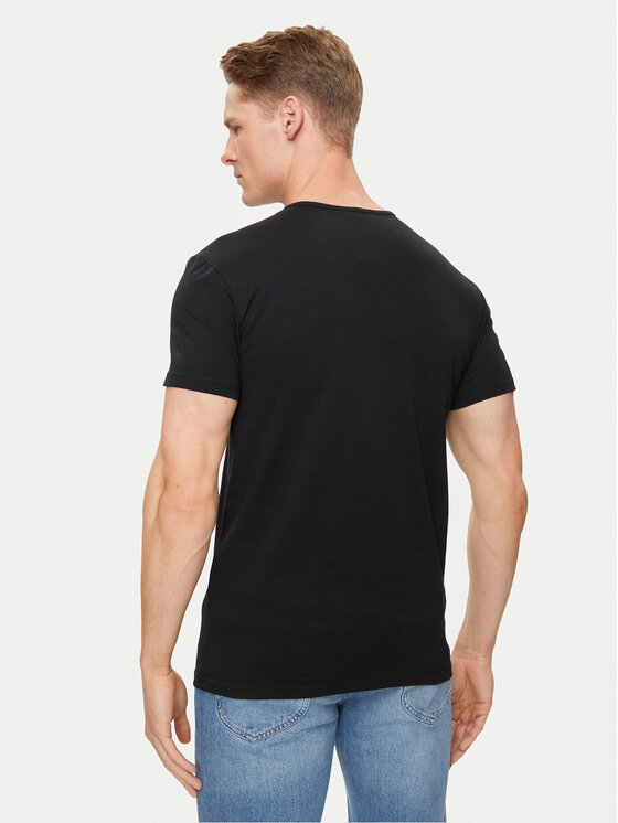 Versace Versace Póló Medusa AUU01005 Fekete Slim Fit