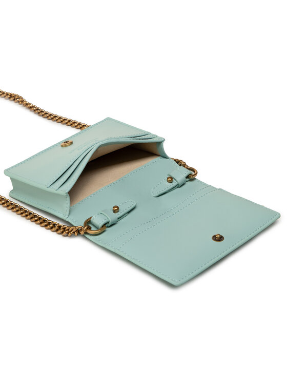 PINKO Pinko Käekott Jolie Credit Card Holder Simply 2 PE 21 PLTT 1P225S Y6XT Roheline