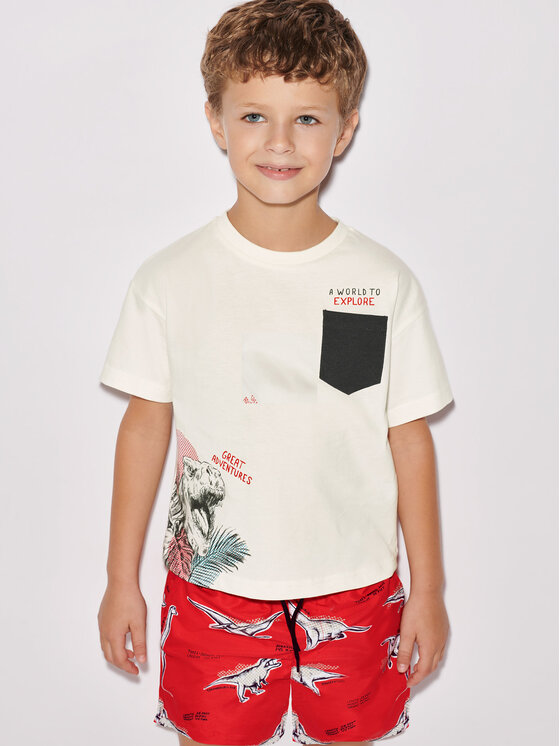 Mayoral Badeshorts - Kinderkleidung, Größe 9Y Rot 3684