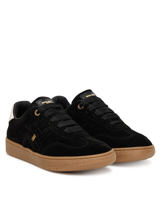 Elisabetta Franchi Elisabetta Franchi Sneakersy Low Cut Lace Up F4A9-E0340-0071 D Czarny