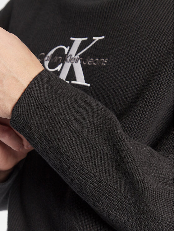 Calvin Klein Jeans Calvin Klein Jeans Πουλόβερ J30J322460 Μαύρο Loose Fit