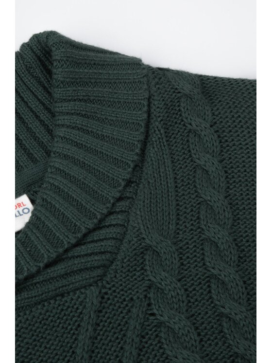Coccodrillo Coccodrillo Sweter ZC3172101CBK-011 Zielony Regular Fit