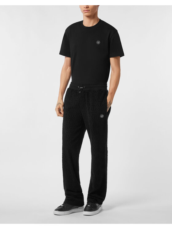 PHILIPP PLEIN PHILIPP PLEIN Spodnie dresowe 26949 Czarny Jogger Fit