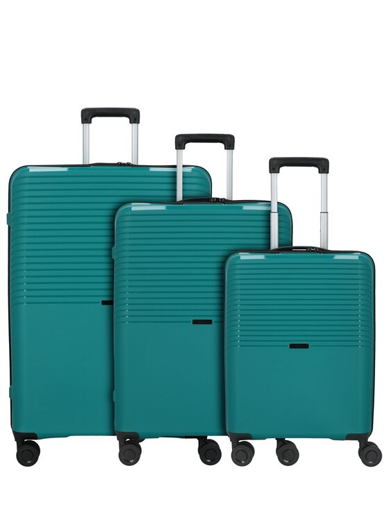 D&N D&N Komplet walizek 208400 Błękitny