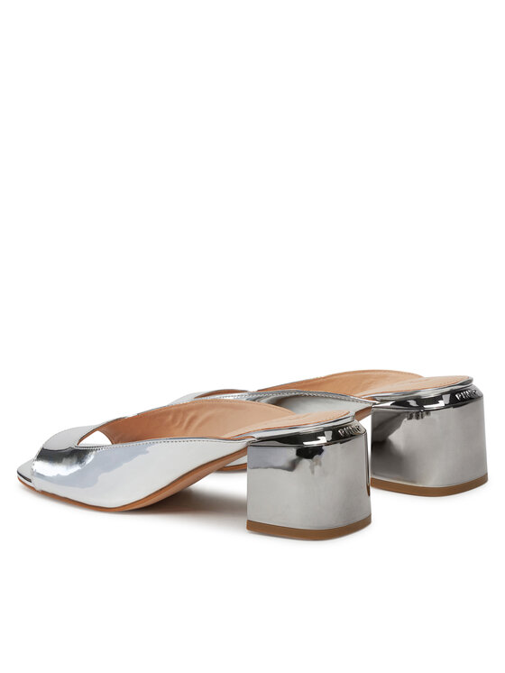 PINKO PINKO Şlapi Kai 06 SD0049 P005 Argintiu