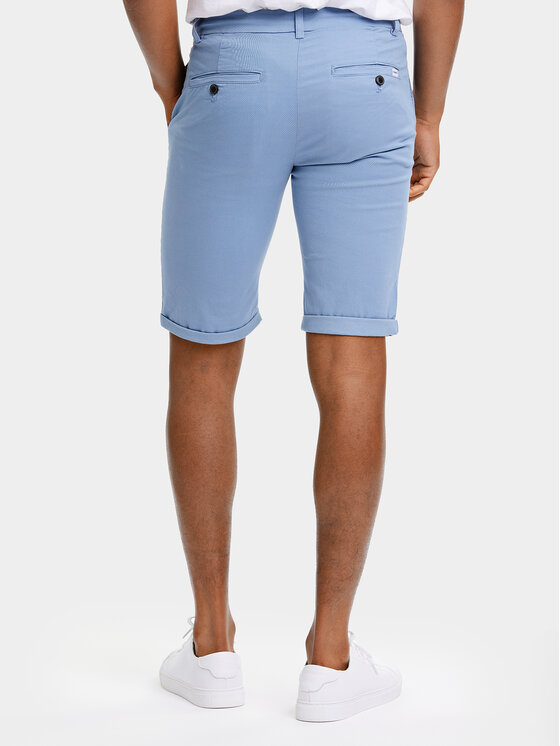 Lindbergh Lindbergh Szorty materiałowe 30-505044 Niebieski Slim Fit
