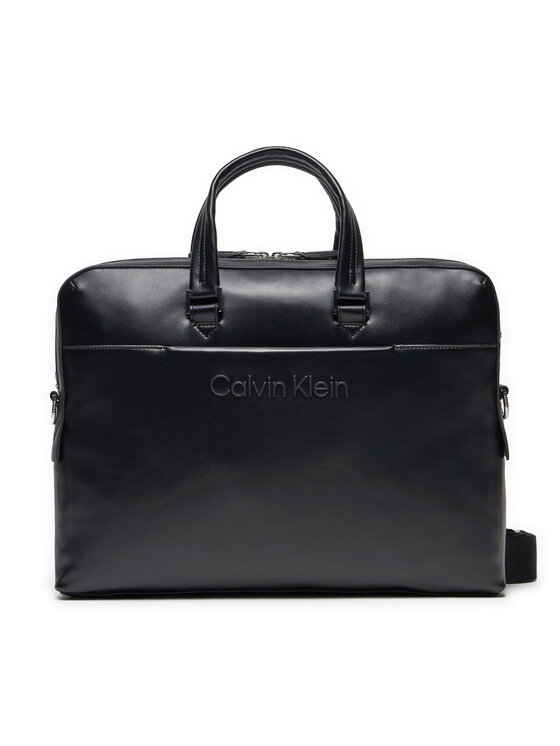Calvin Klein Taška na laptop K50K512537 Čierna