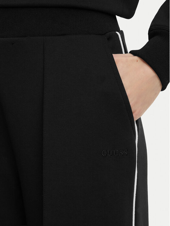 Guess Guess Долнище анцуг V6BB05 K6265 Черен Regular Fit