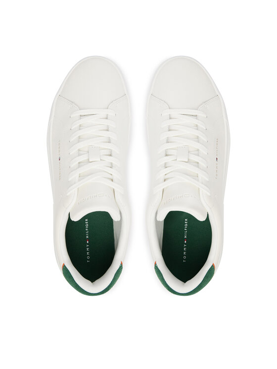 Tommy Hilfiger Tommy Hilfiger Sneakersy Th Court Core Ess Leather FM0FM05367 Bílá